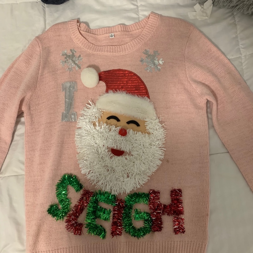 Ugly Christmas Sweater (Pink)